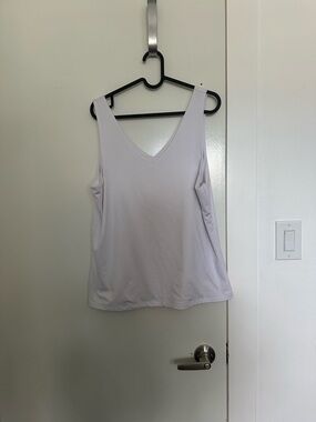 Reitmans Light Lavender V-Neck Tank Top